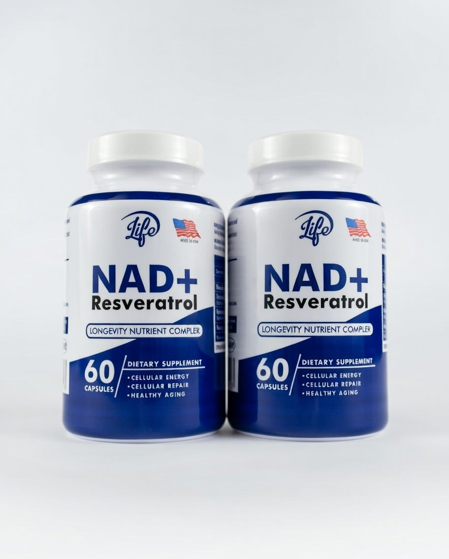 Activa tu Energía y Juventud 💊 NAD+ Resveratrol
