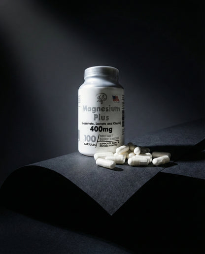 Magnesium Plus 400 mg 💊 – Duerme profundo y relaja tu cuerpo desde la primera semana 🌙