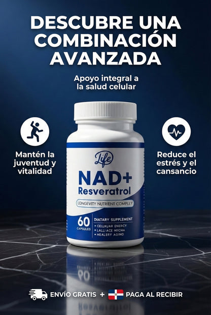 Activa tu Energía y Juventud 💊 NAD+ Resveratrol