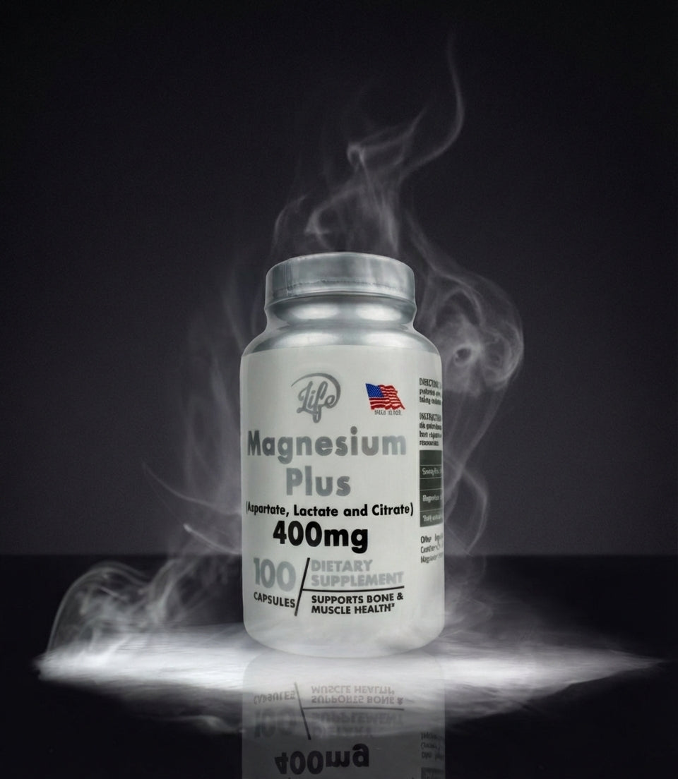 Magnesium Plus 400 mg 💊 – Duerme profundo y relaja tu cuerpo desde la primera semana 🌙