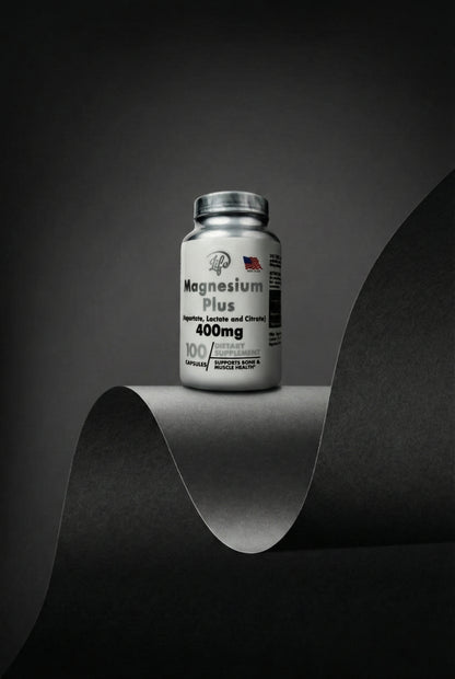 Magnesium Plus 400 mg 💊 – Duerme profundo y relaja tu cuerpo desde la primera semana 🌙