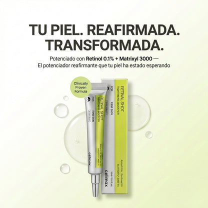 Retinal Shot 0.1% – Rejuvenece tu Piel o Nota la Diferencia YA ✨