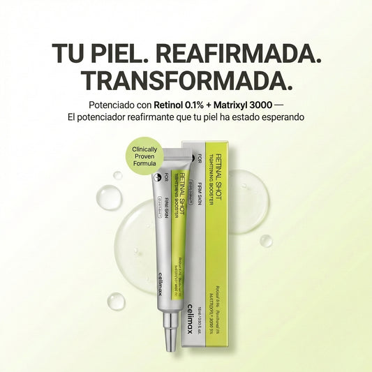 Retinal Shot 0.1% – Rejuvenece tu Piel o Nota la Diferencia YA ✨